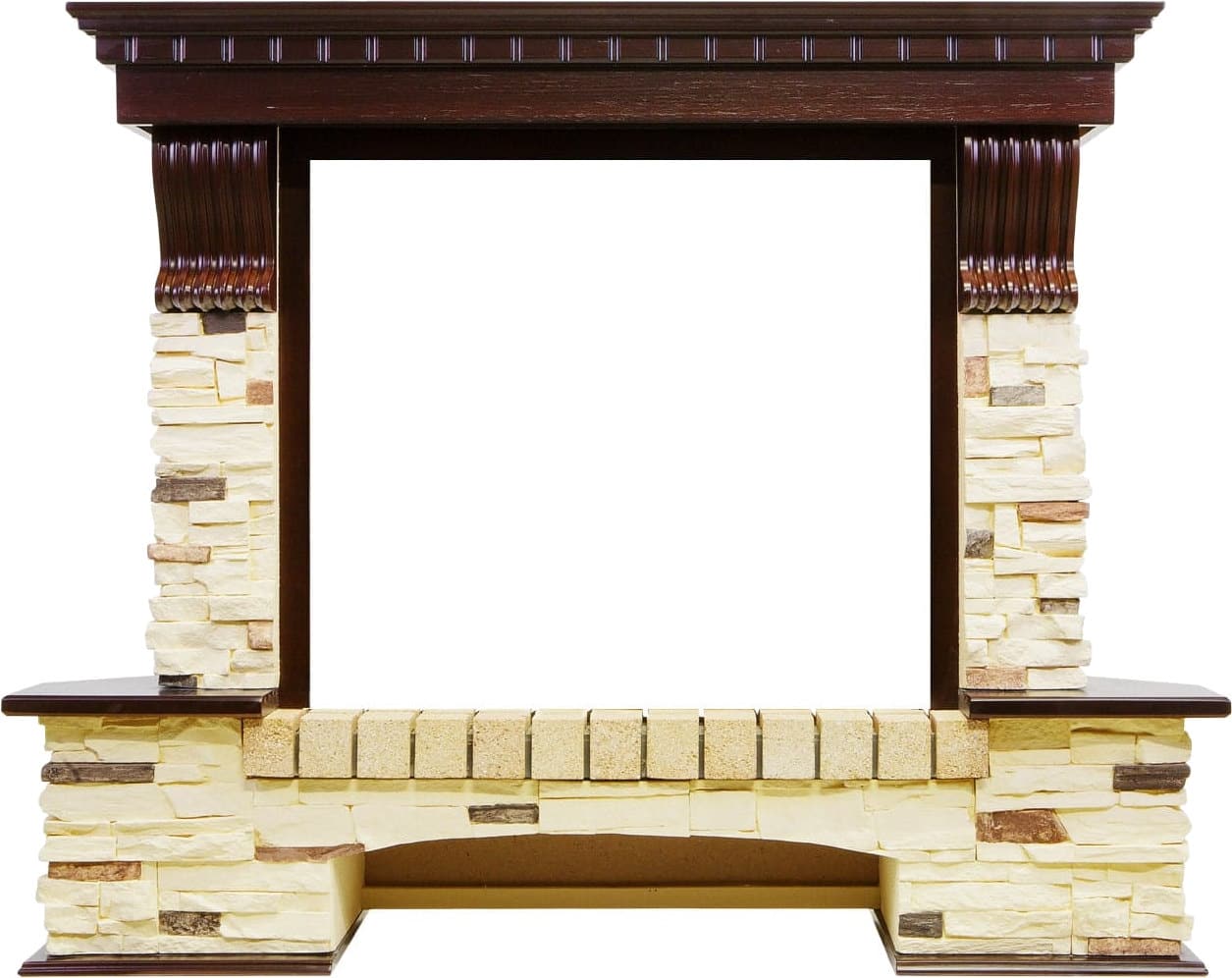 Портал Dimplex Pierre Luxe угловой - Темный дуб / Сланец (Высота 1000 мм) Портал Dimplex Pierre Luxe угловой - Темный дуб / Сланец (Высота 1000 мм)