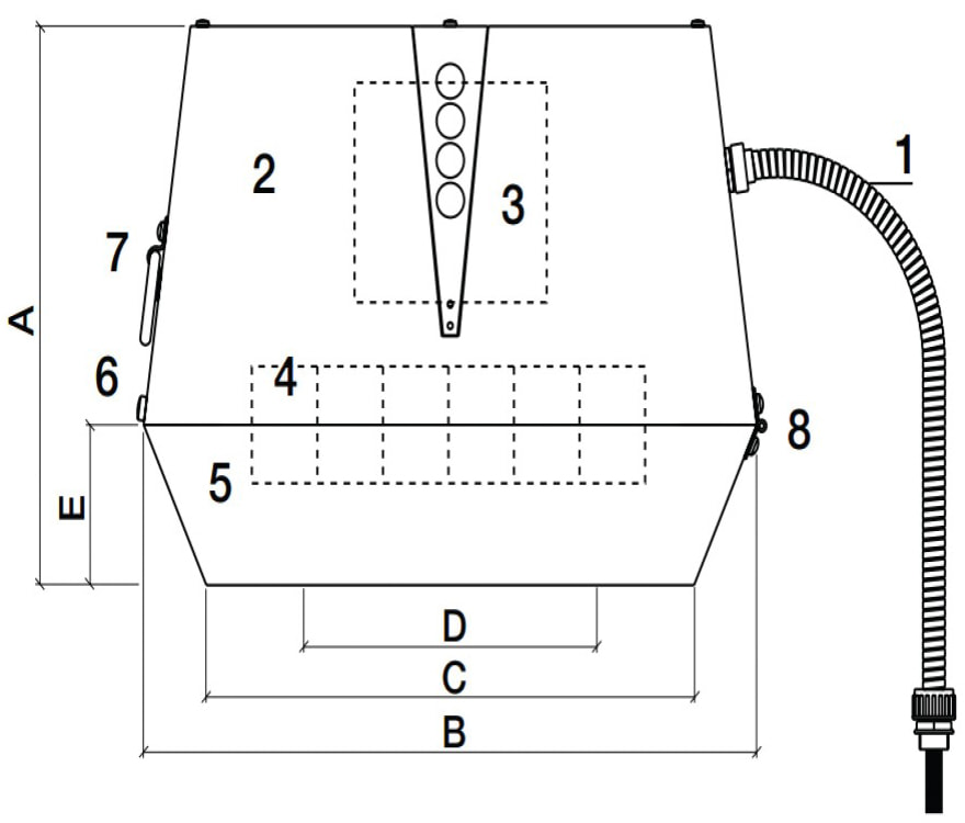 Схема дымососа Exodraft RSV