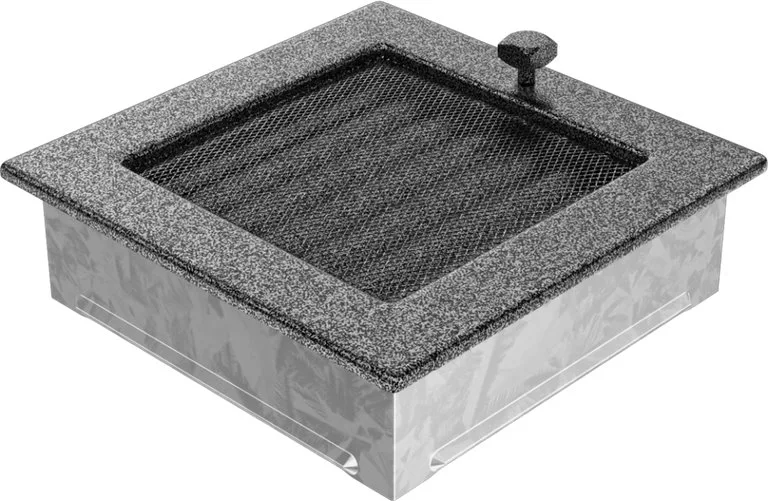 Каминная решетка Kratki 17x17 с жалюзи