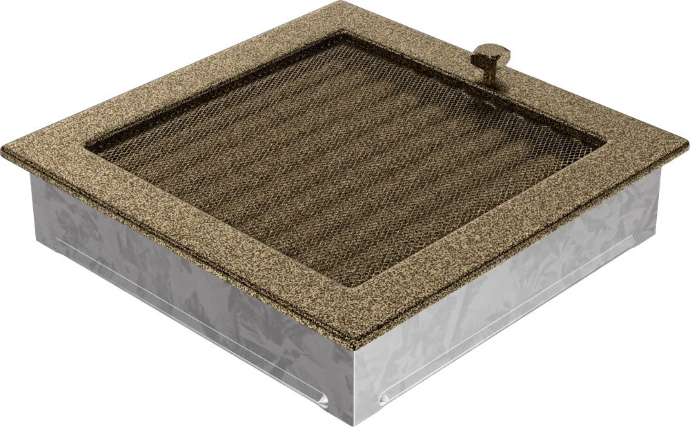 Каминная решетка Kratki 22x22 с жалюзи