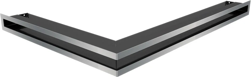 Каминная решетка Kratki Люфт правая 55x77x6 Стальная (LUFT/NP/60/45S/SZ)