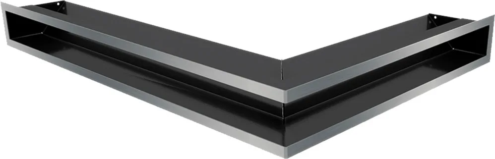 Каминная решетка Kratki Люфт левая 77x55x9 Стальная (LUFT/NL/90/45S/SZ)