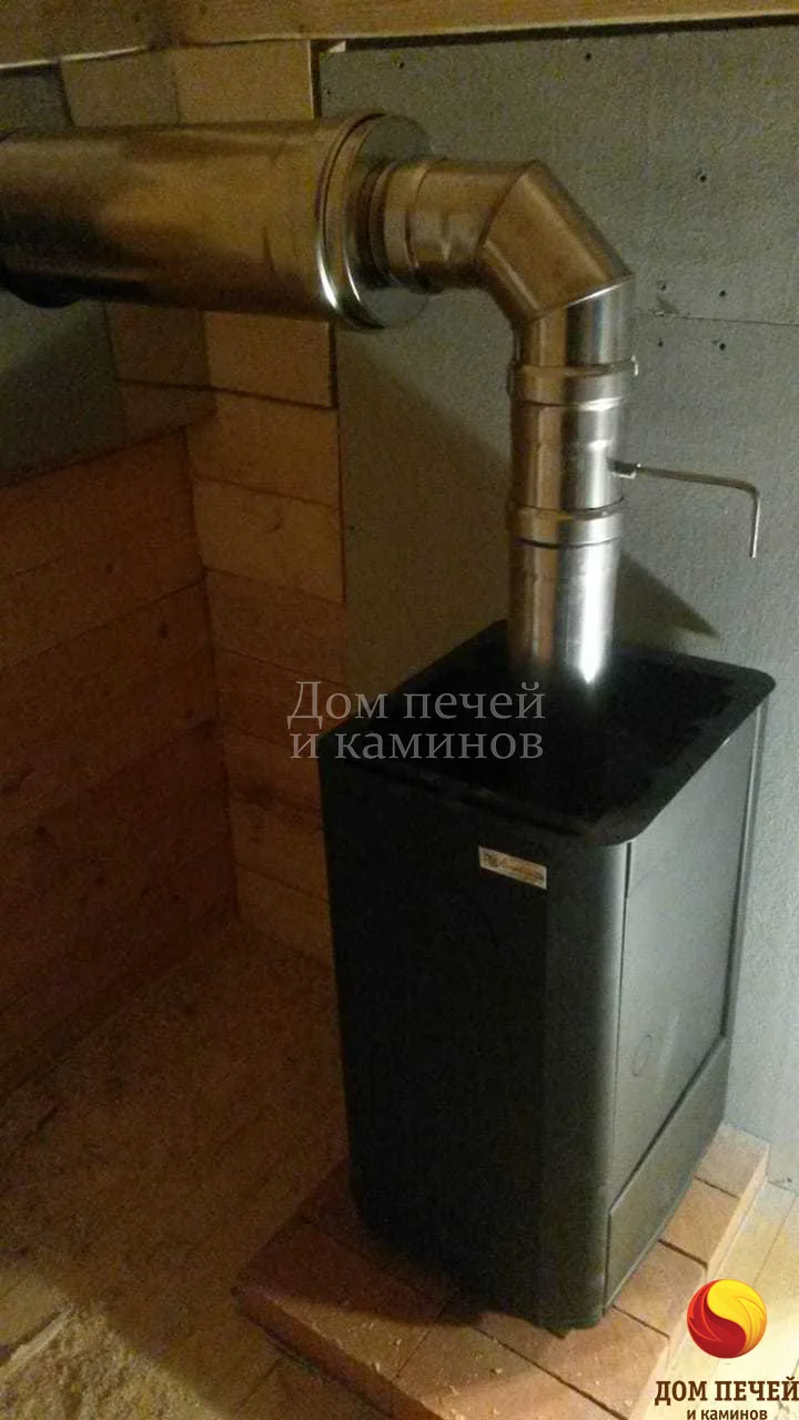 Фото монтажа печи Варвара