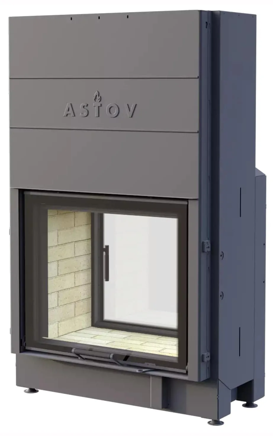 Каминная топка Astov ПТ 7363 (вид спереди)